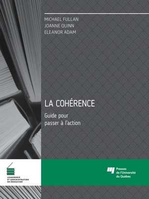 cover image of La cohérence--Guide pour passer à l'action